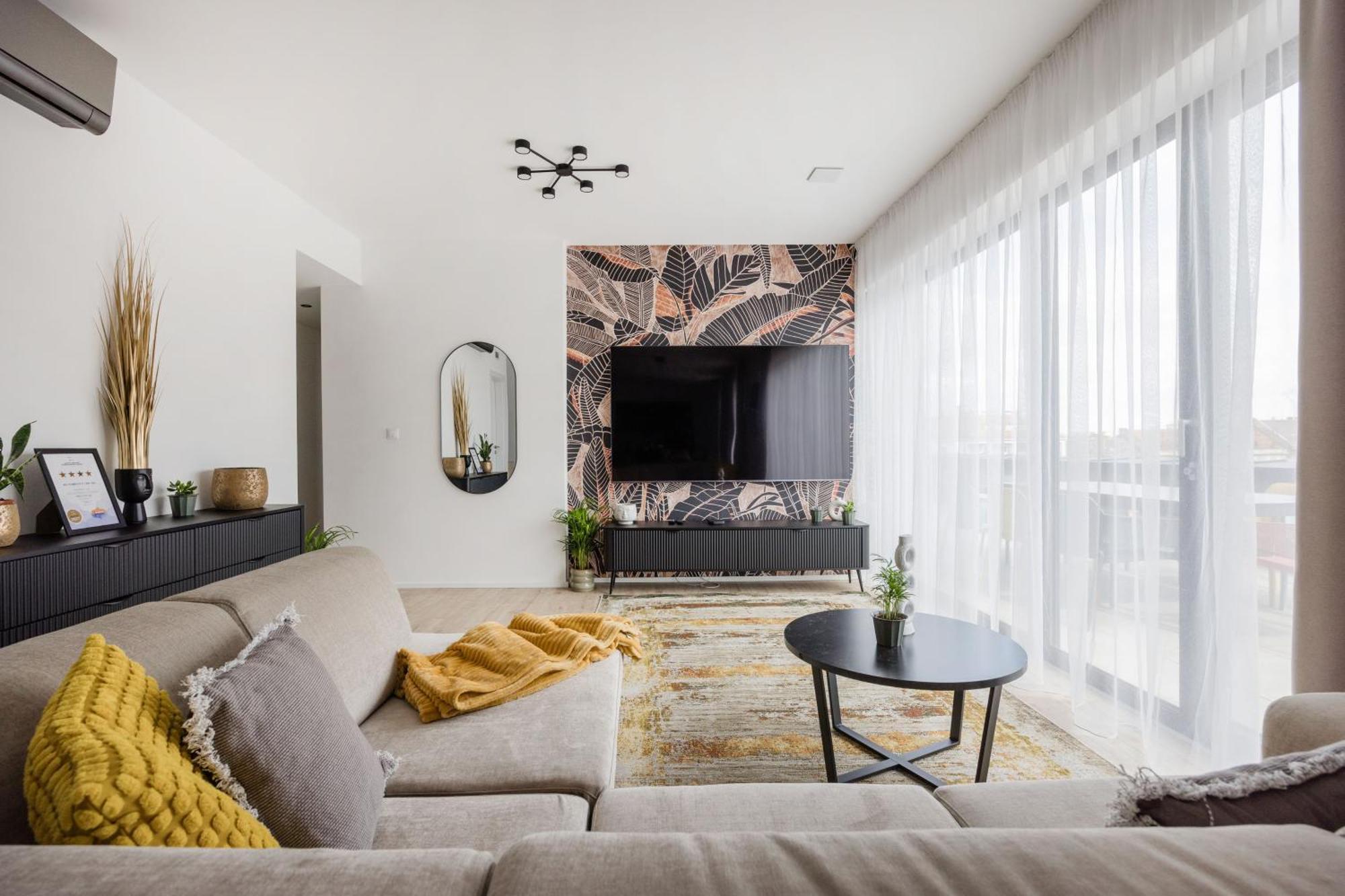 Skyline Living - Penthouse With Terrace And Parking דירה בודפשט